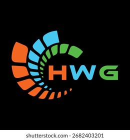 Diseño de letra HWG. Diseño de logotipo de tecnología de letras HWG. HWG Monogram diseño de logotipo para un emprendedor y negocio