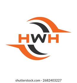 Diseño de letra HWH. Diseño de logotipo de tecnología de letras HWH. HWH Diseño de logotipo de monograma para un empresario y negocio