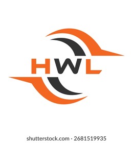 Diseño de letra HWL. Diseño de logotipo de tecnología de letras HWL. Diseño del logotipo de HWL Monogram para un empresario y un negocio