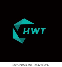 HWT creative minimalist letter logo. HWT unique vector initials alphabet letter logo design 

