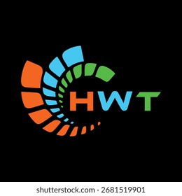 HWT letter design. HWT letter technology logo design. HWT Monogram logo design for an entrepreneur and business