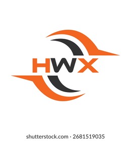 HWX letter design. HWX letter technology logo design. HWX Monogram logo design for an entrepreneur and business
