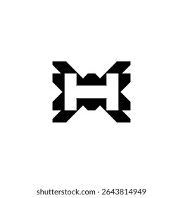 HX or H monogram logo