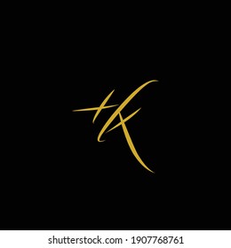 Logo manuscrito Hx para la identidad