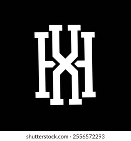 HX Letter Logo Vector Design