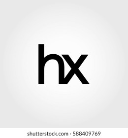 hx lowercase logo black interrelated