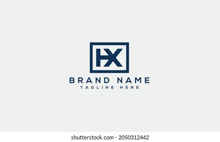HX modern business logo Design creative letter icon