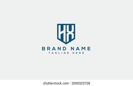 HX modern business logo Design creative letter icon