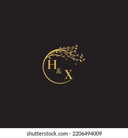 Concepto de árbol de naturaleza HX en un diseño profesional de alta calidad que se imprimirá bien en cualquier medio de impresión