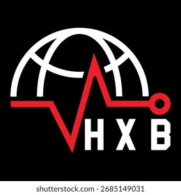HXB letter design. HXB letter technology logo design. HXB Monogram logo design for an entrepreneur and business