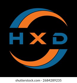HXD letter design. HXD letter technology logo design. HXD Monogram logo design for an entrepreneur and business