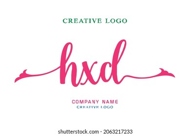HXD lettering logo is simple, easy to understand and authoritative