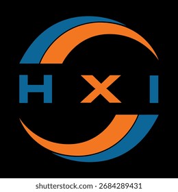 HXI letter design. HXI letter technology logo design. HXI Monogram logo design for an entrepreneur and business