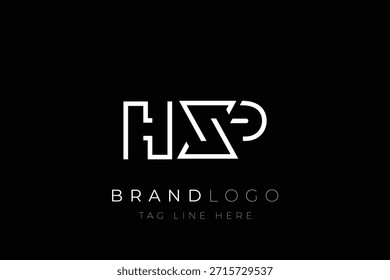 HXP abstract letter logo design. Modern Business Logo Design With Abstract Typography and Contemporary Style