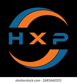 Diseño de letra HXP. Diseño de logotipo de tecnología de letras HXP. Diseño de logo HXP Monogram para un emprendedor y negocio.