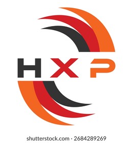 HXP letter design. HXP letter technology logo design. HXP Monogram logo design for an entrepreneur and business.