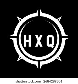 Diseño de letra HXQ. Diseño de logotipo de tecnología de letras HXQ. HXQ Diseño de logotipo de monograma para un empresario y negocio.