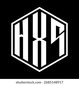 Diseño de letra HXS. Diseño de logotipo de tecnología de letras HXS. HXS Monogram diseño de logotipo para un empresario y negocio.