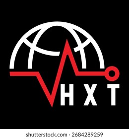 HXT letter design. HXT letter technology logo design. HXT Monogram logo design for an entrepreneur and business.
