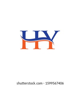 HY letter Type Logo Design vector Template. Abstract Letter HY logo Design