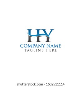 HY letter Type Logo Design vector Template. Letter HY logo Design