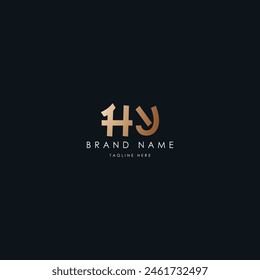 HY letters vector logo design