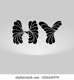HY Logo, Decorative, Romantic