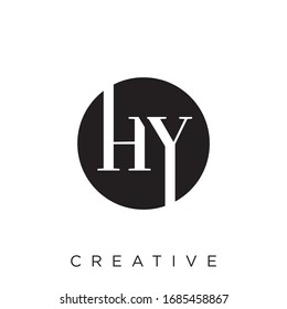 hy logo design vector icon symbol