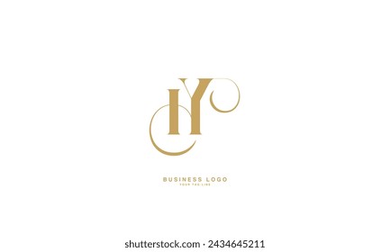 HY, YH, H, Y, Abstract Letters Logo Monogram