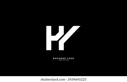 HY, YH, H, Y, Abstract Letters Logo Monogram