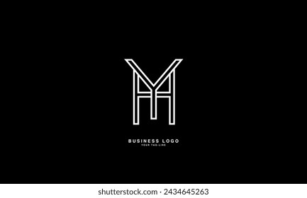 HY, YH, H, Y, Abstract Letters Logo Monogram