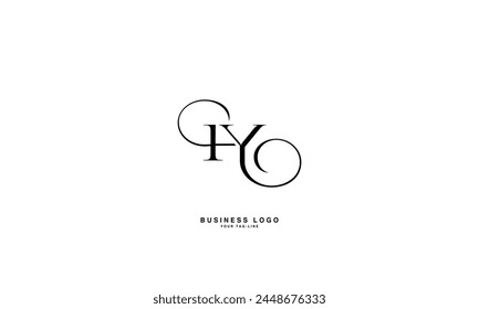 HY, YH, H, Y, Abstract Letters Logo Monogram