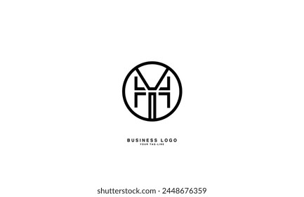 HY, YH, H, Y, Abstract Letters Logo Monogram
