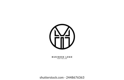 HY, YH, H, Y, Abstract Letters Logo Monogram