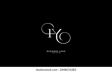 HY, YH, H, Y, Abstract Letters Logo Monogram