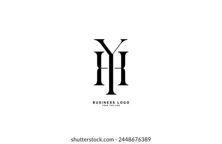 HY, YH, H, Y, Abstract Letters Logo Monogram