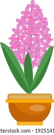 Hyacinth flower icon. Vector illustration