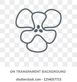 Hyacinth icon. Trendy flat vector Hyacinth icon on transparent background from nature collection. High quality filled Hyacinth symbol use for web and mobile
