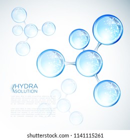 Hyaluronic acid or abstract molecules design