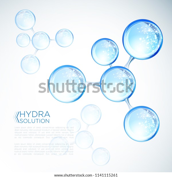 Hyaluronic acid or\
abstract molecules\
design