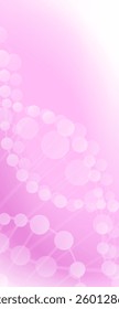 Hyaluronic acid and Niacinamide hair and skin solutions ad, pink collagen serum drop with cosmetic advertising background ready to use, illustration vector.	