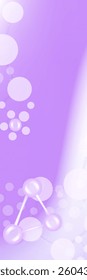 Hyaluronic acid and Niacinamide hair and skin solutions ad, purple collagen serum drop with cosmetic advertising background ready to use, illustration vector.	