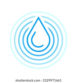 Hyaluronic Acid vector icon logo badge concept design