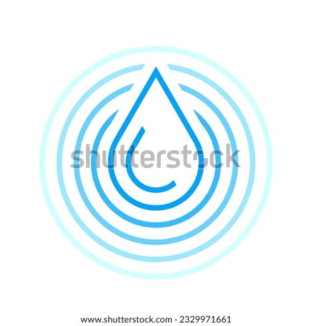 Hyaluronic Acid vector icon logo badge concept design