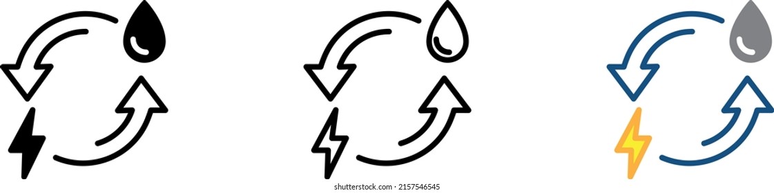 Hybrid car energy icon ,  vector illustration