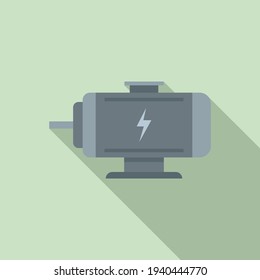Hybrid engine icon. Flat illustration of Hybrid engine vector icon for web design