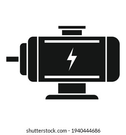 Hybrid engine icon. Simple illustration of Hybrid engine vector icon for web design isolated on white background
