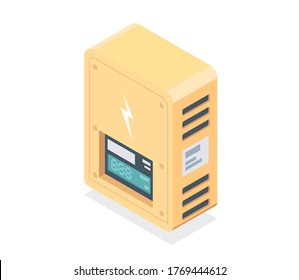 hybrid inverter for solar cell system isometric