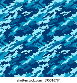 Hybrid Type Of Digital Camouflage.
Seamless pattern.