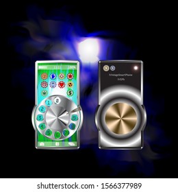 Hybrid Vintage Phone and Smartphone EPS10
